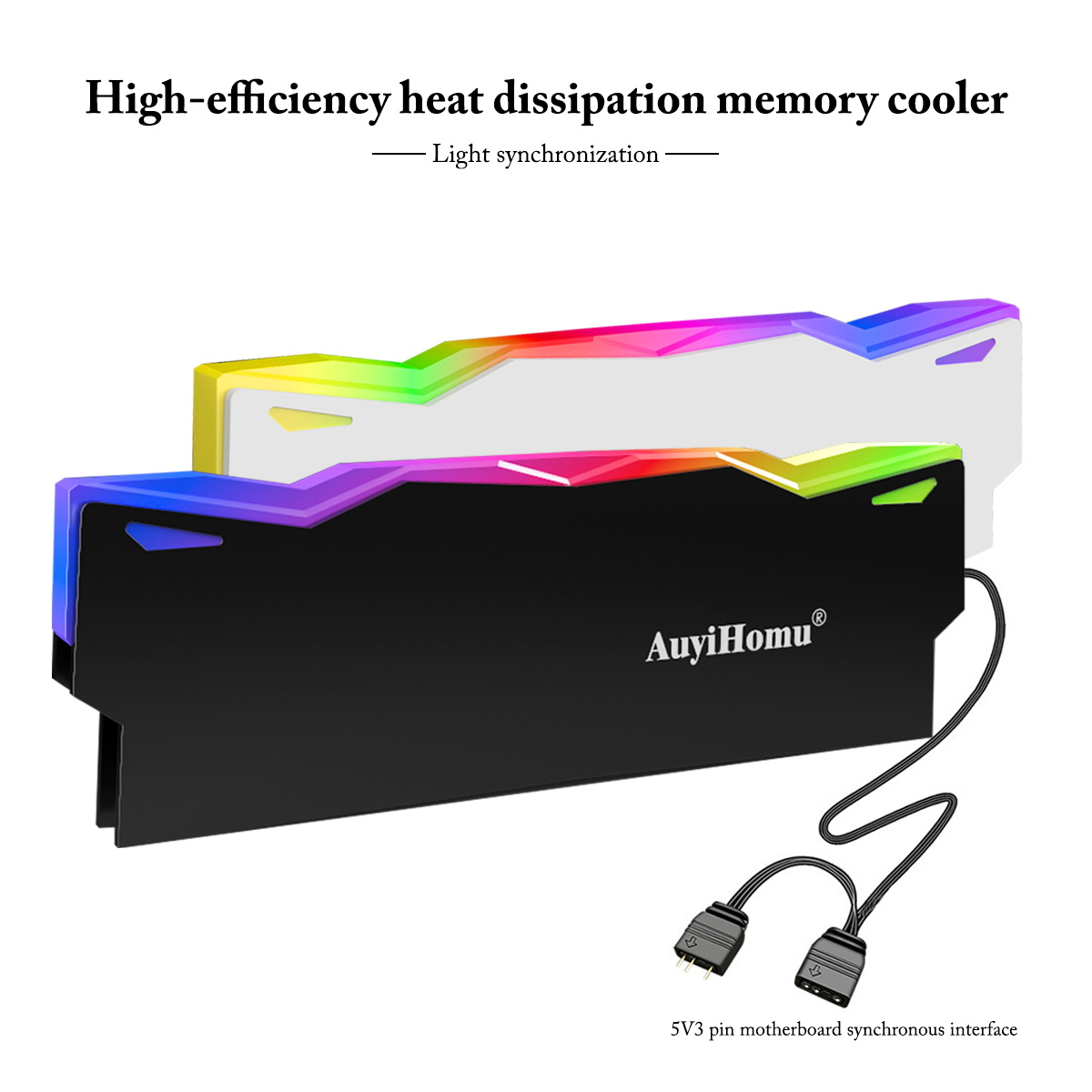 Ddr5 Ram - AuyiHomu RGB Soğutucu, 5V 3Pin ARGB