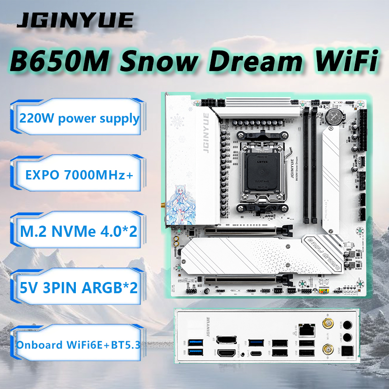 Ddr5 Rgb Ram - JGINYUE B650M Kar Rüyası WiFi Anakart