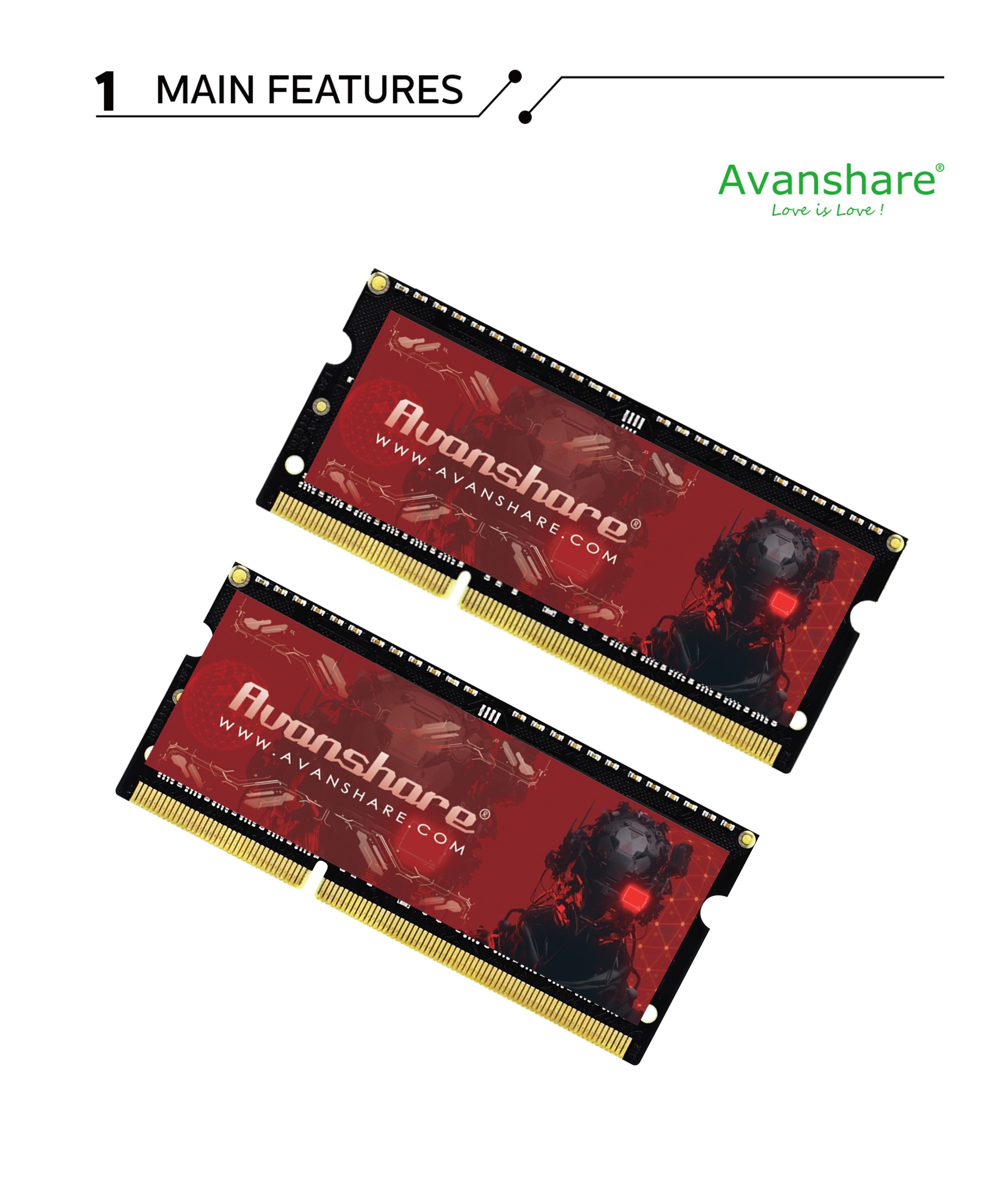 Avanshare Ram Bellek DDR5 DDR4 - Ddr5 Sodimm incelemesi ve fiyatı