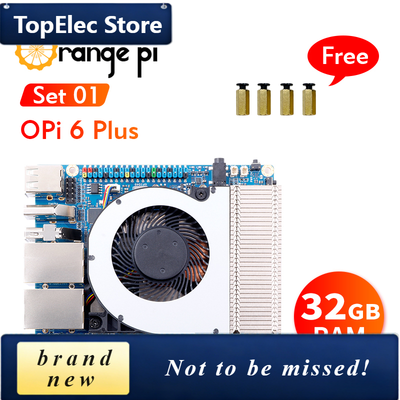TopElec Orange Pi 6 Plus+Soğut - Ddr5 32Gb incelemesi ve fiyatı