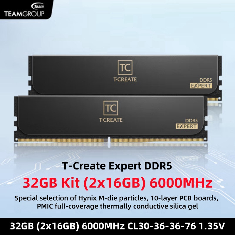 TEAMGROUP T-Create Expert CL30 - Ddr5 Ram incelemesi ve fiyatı