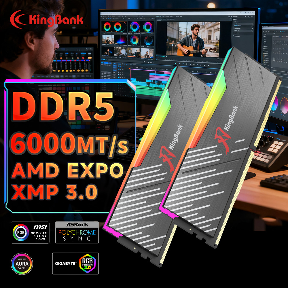 KingBank KRRB DDR5 RGB 16GB /1 - Ddr5 64Gb incelemesi ve fiyatı