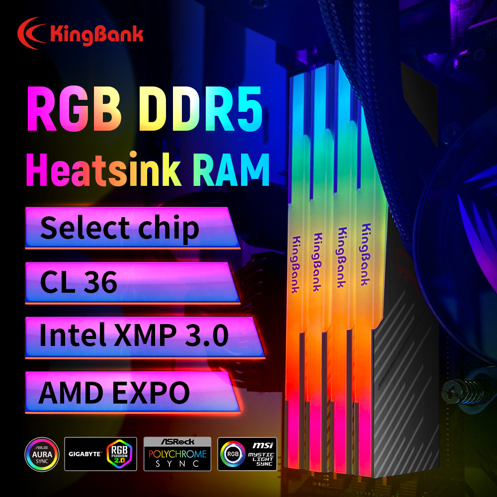 KingBank KRRB DDR5 RGB 16GB /1 - Ddr5 64Gb incelemesi ve fiyatı